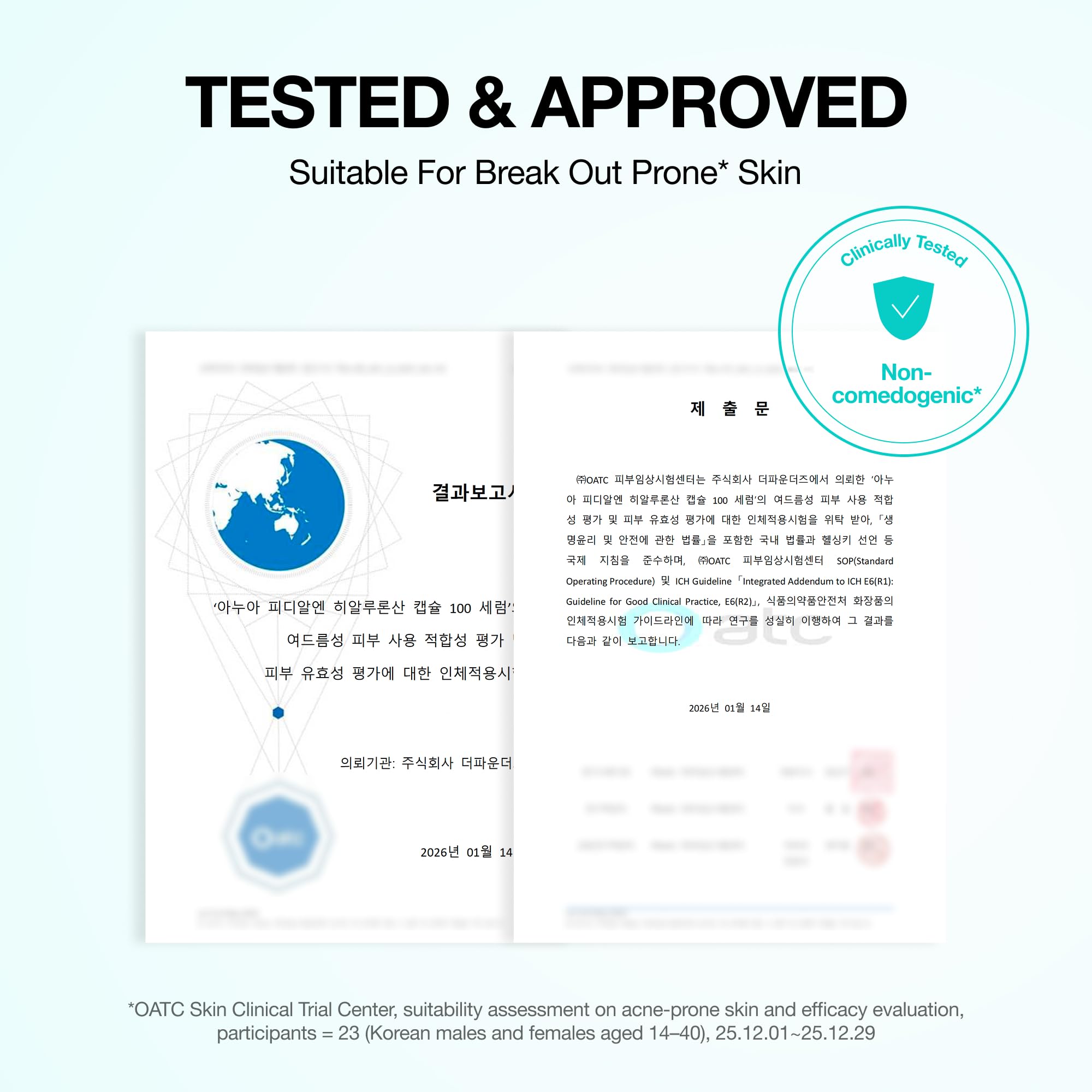 Anua PDRN Hyaluronic Acid Capsule 100 Serum, Radiant Face Serum, Salmon DNA, Hyaluronic Acid, Hydration, Moisture Plumping Effect