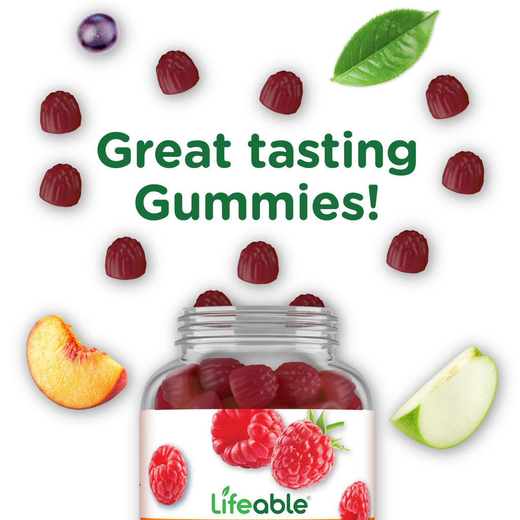 Lifeable Probiotics Gummies | 2 Billion CFU | Great Tasting Probiotic Gummies for Women | Probiotic Gummy for Gut Health and Immune Support