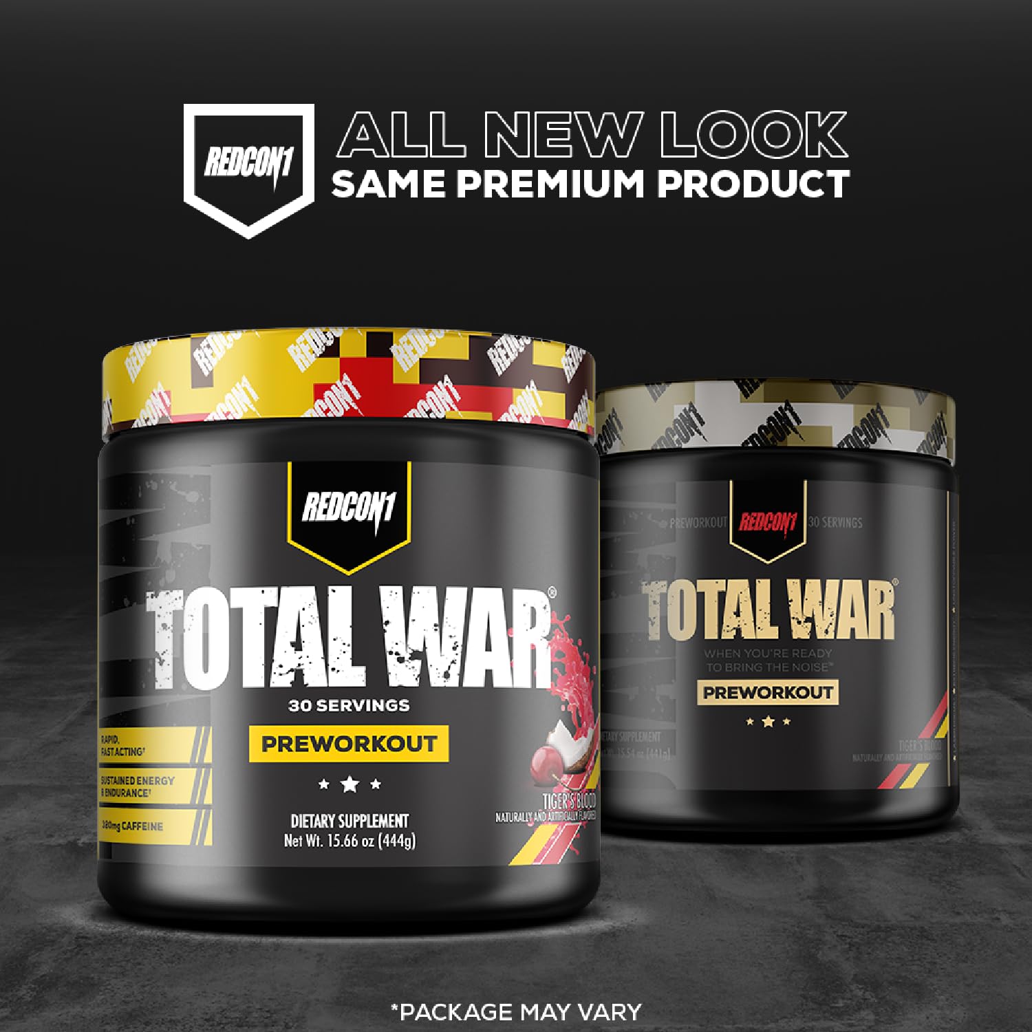 REDCON1 Total War Pre Workout, Watermelon - L Citrulline, Malic Acid, Green Tea Leaf Extract for Pump Boosting Pre Workout for Women & Men - 3.2g Beta Alanine