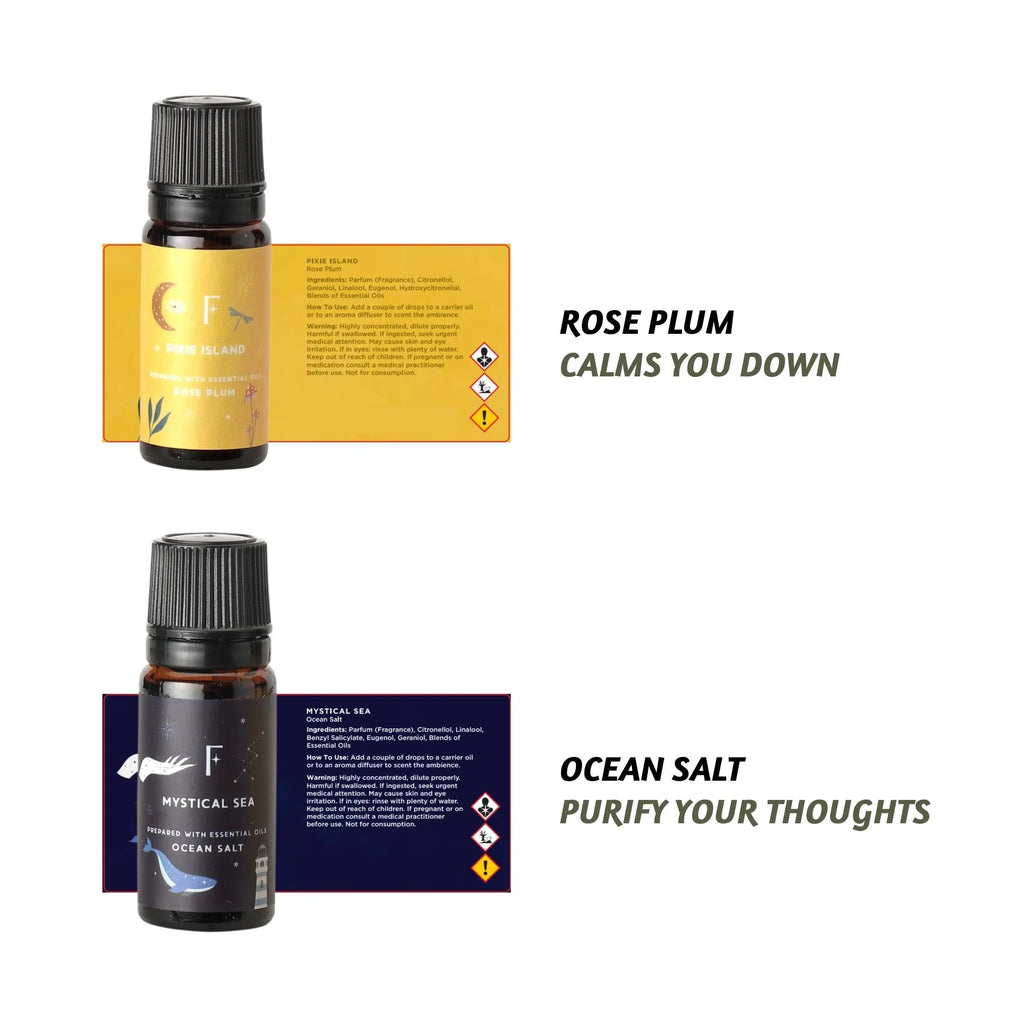 Folkulture Essential Oil Set for Diffuser, Set of 6, Aromatherapy Diffuser Oil Scents for Home Folkulture Au supplements