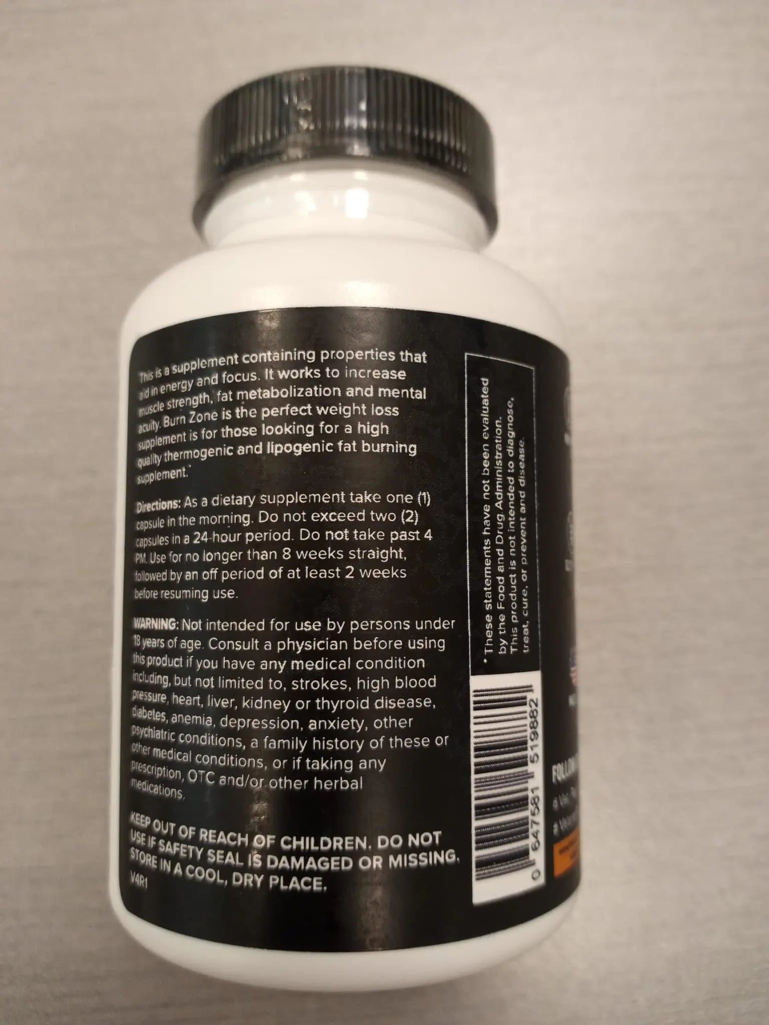 Veteran Performance Burn Zone Thermogenic Fat Burner 2 Pack – Metabolism Booster Veteran Performance Au supplements