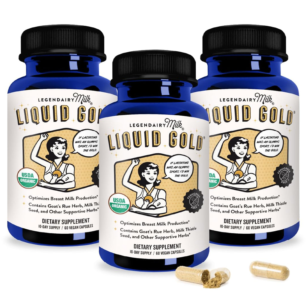Legendairy Milk Liquid Gold Lactation Support | Lactation Supplement with Organic Goats Rue, Milk Thistle, Shatavari, Fennel, Alfalfa & Anise