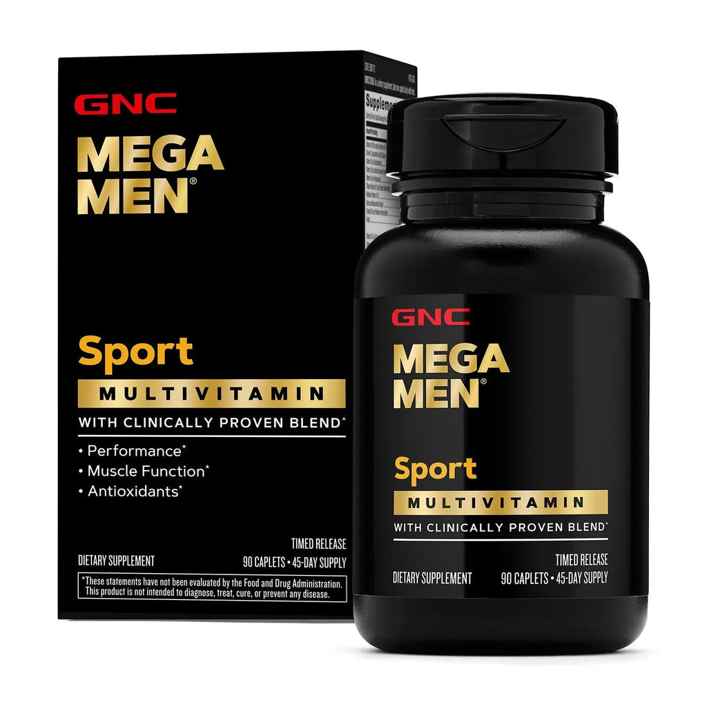 GNC Mega Men Sport Multivitamin | Performance, Muscle Function, and General Health | 90 Count GNC Au supplements