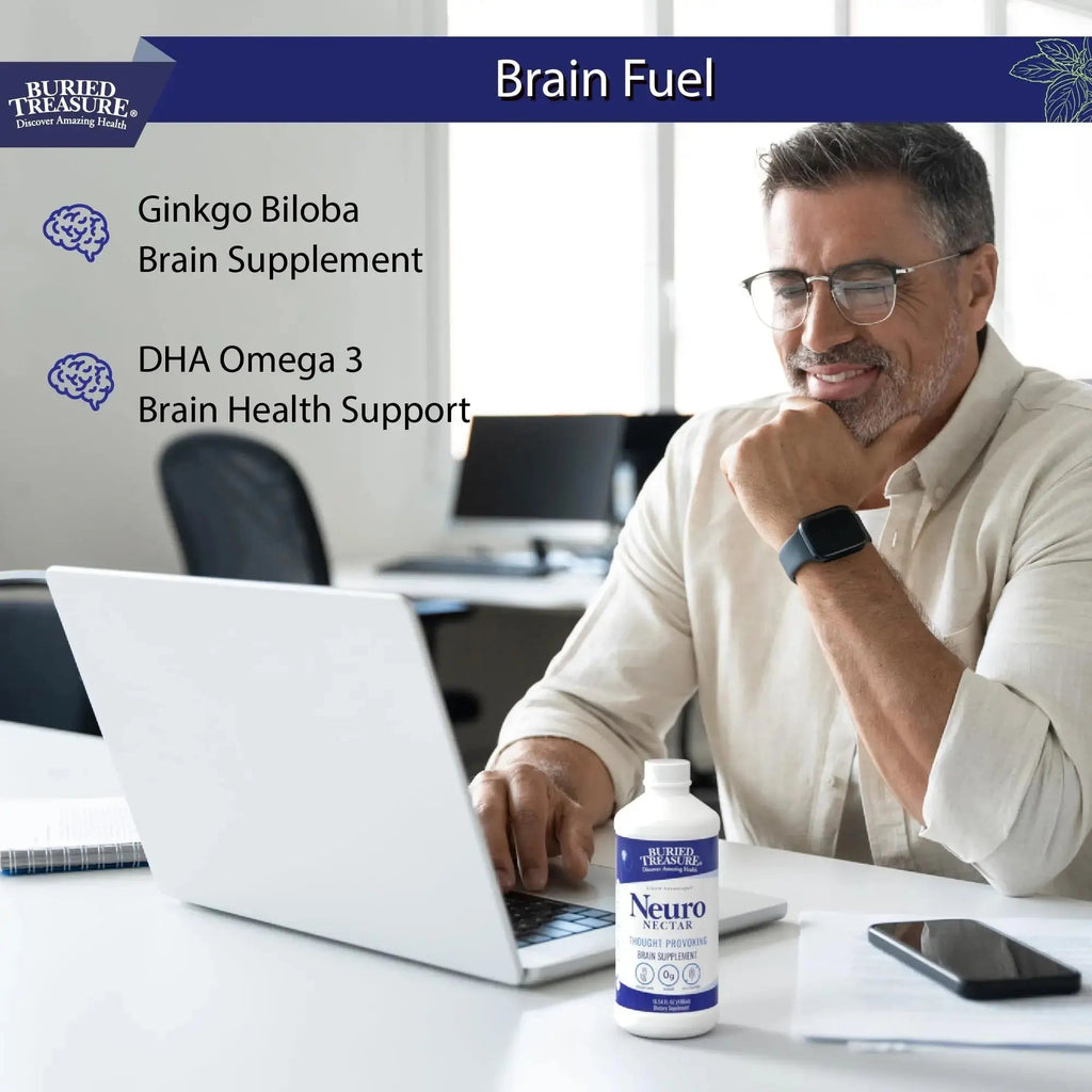 Buried Treasure Neuro Nectar Memory and Mental Focus Supplement 16 oz Buried Treasure Au supplements