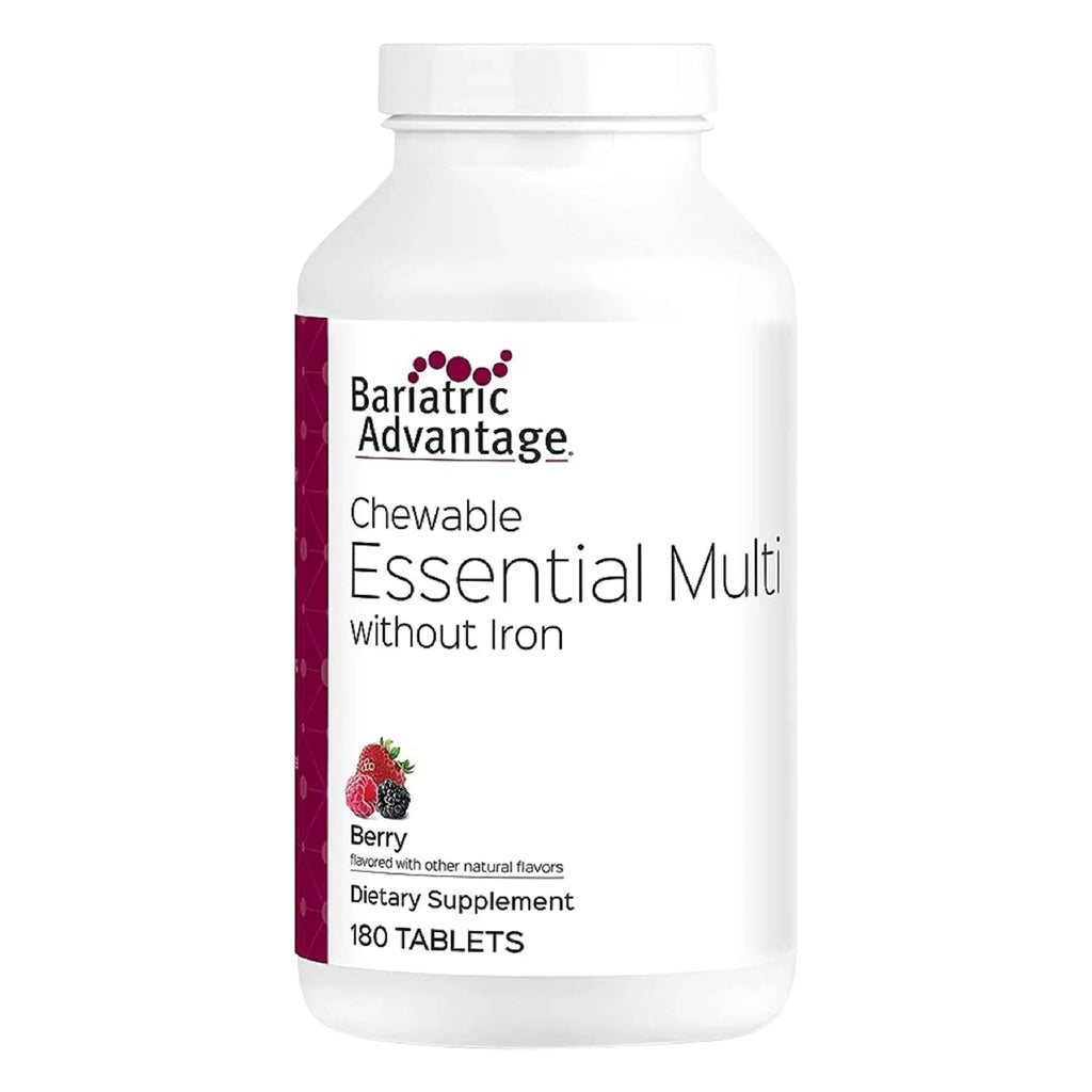 Bariatric Advantage Chewable Essential Multivitamin Without Iron - 200 DV of Key Nutrients - Trace Mineral Support Bariatric Advantage Au supplements