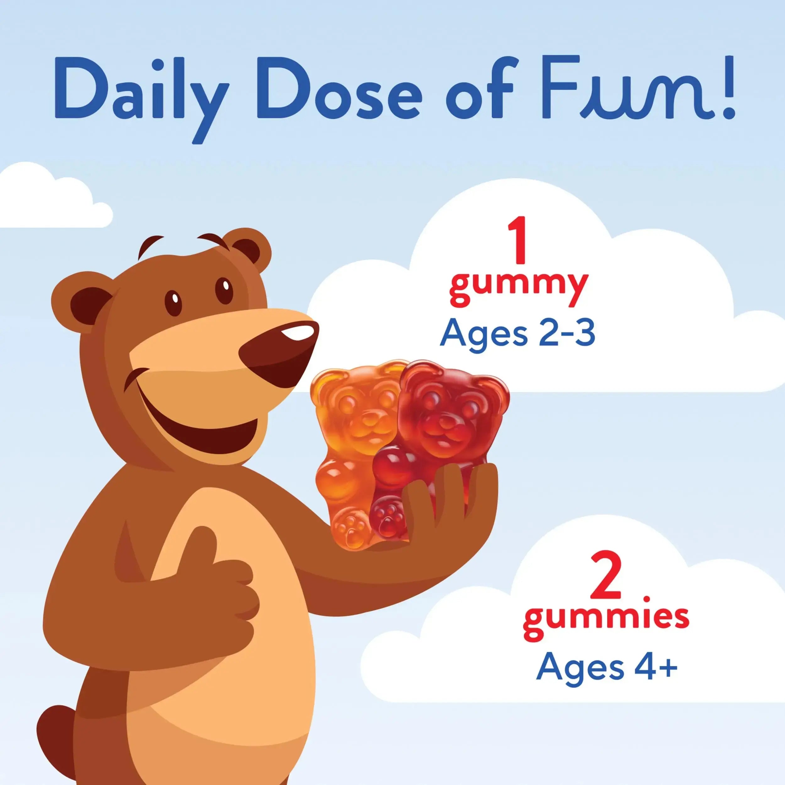 L’il Critters Gummy Vites Daily Gummy Multivitamin for Kids, Vitamin C, D3 for Immune Support Cherry, Strawberry, Orange Lil Critters Au supplements