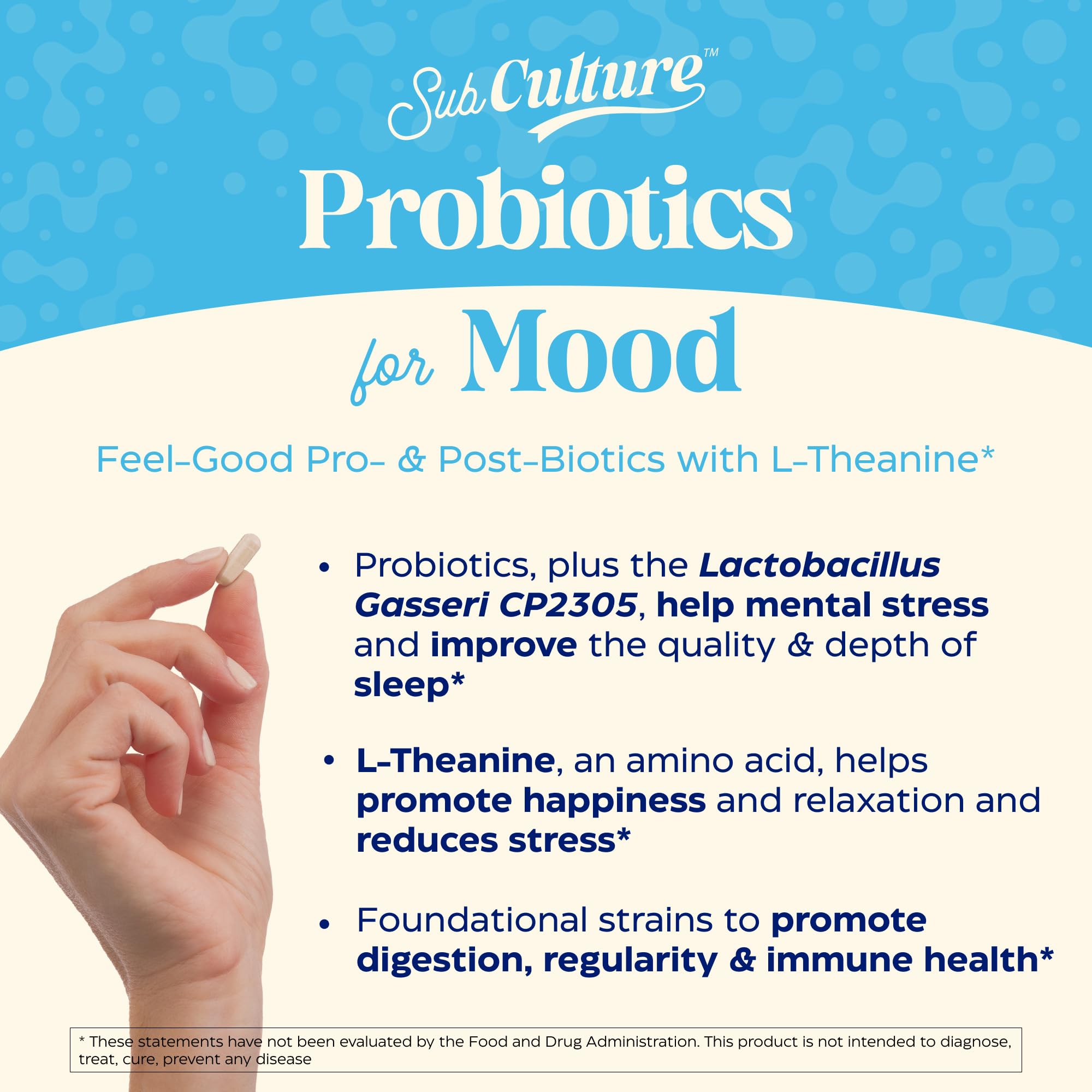 Enzymedica SubCulture Probiotics for Mood, Stress, & Sleep, 50 Billion CFU, Promotes Relaxation, Immune + Digestive Health & Regularity, 30 Count Enzymedica Au supplements