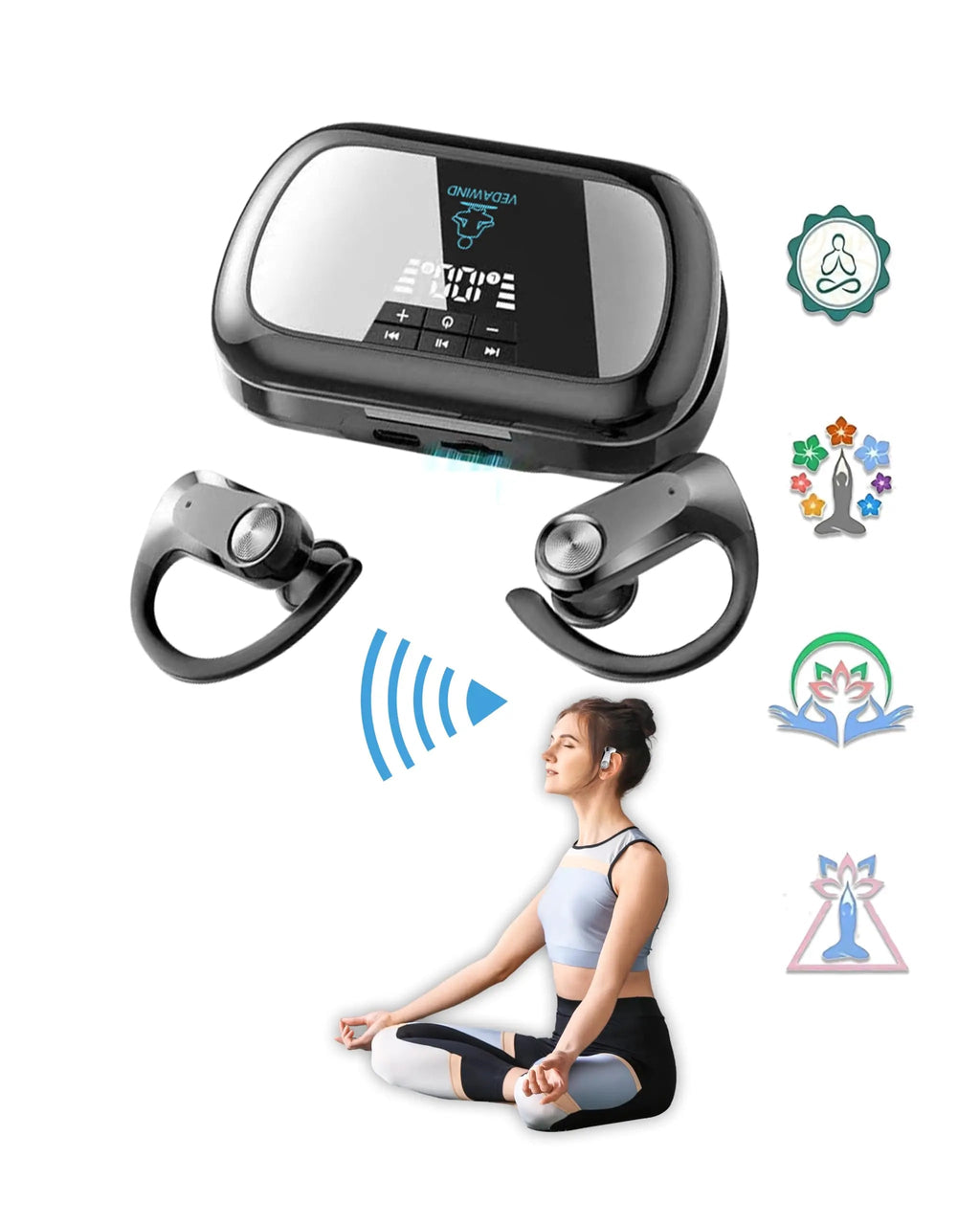 Sound Frequency Machine, Vedawind Meditation Accessory, Mindfulness, Tone Therapy System Vedawind Au supplements