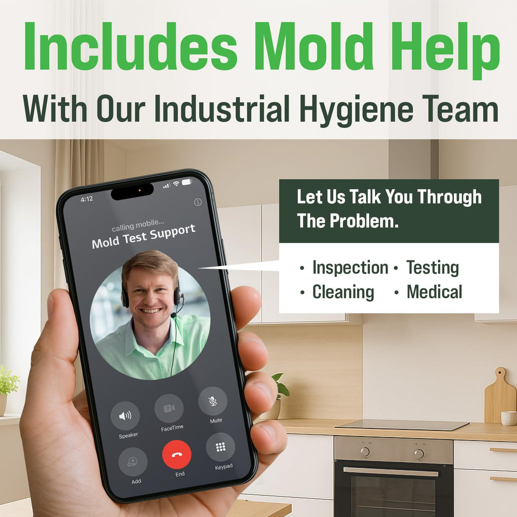 Microbial Mold Test Kit for Home - Indoor Air Quality and Surface Testing - Detects Black Mold, Mildew, and Fungi - Air and Surface Mold Detection Kit with Lab Analysis Included MICROBIAL MAINTENANCE Au supplements