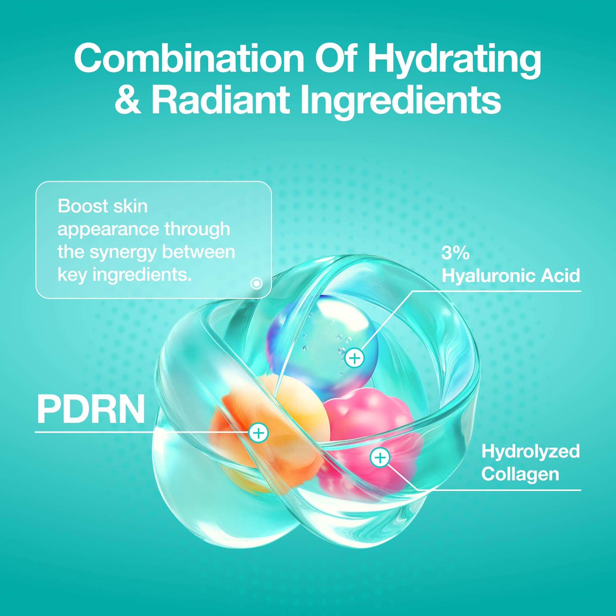 Anua PDRN Hyaluronic Acid Capsule 100 Serum, Radiant Face Serum, Salmon DNA, Hyaluronic Acid, Hydration, Moisture Plumping Effect