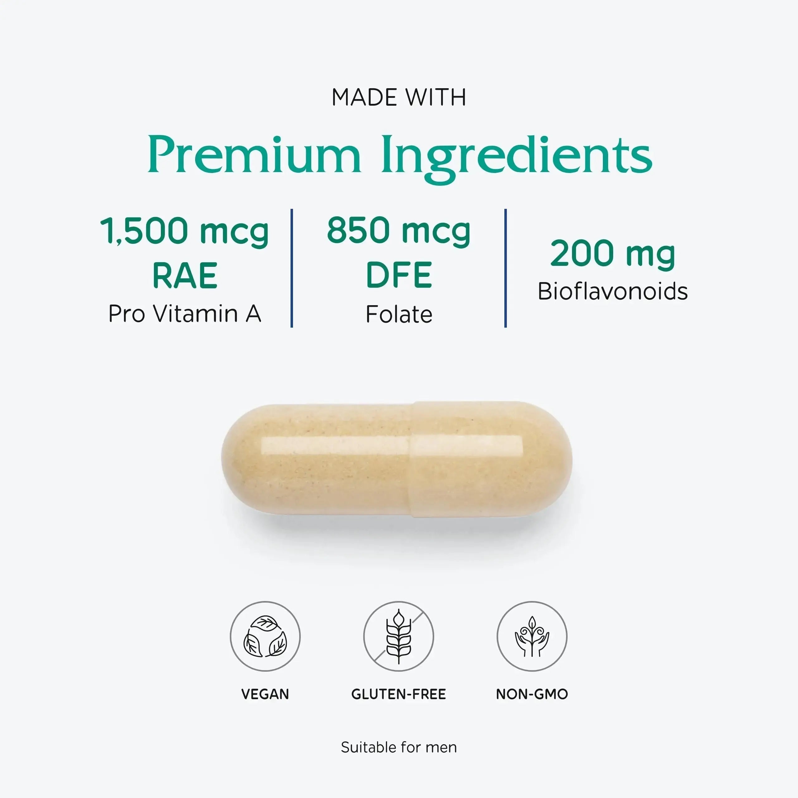Vitanica Women's Symmetry, High Potency Daily Multivitamin, Vegan/Vegetarian, 180 Capsules Vitanica Au supplements