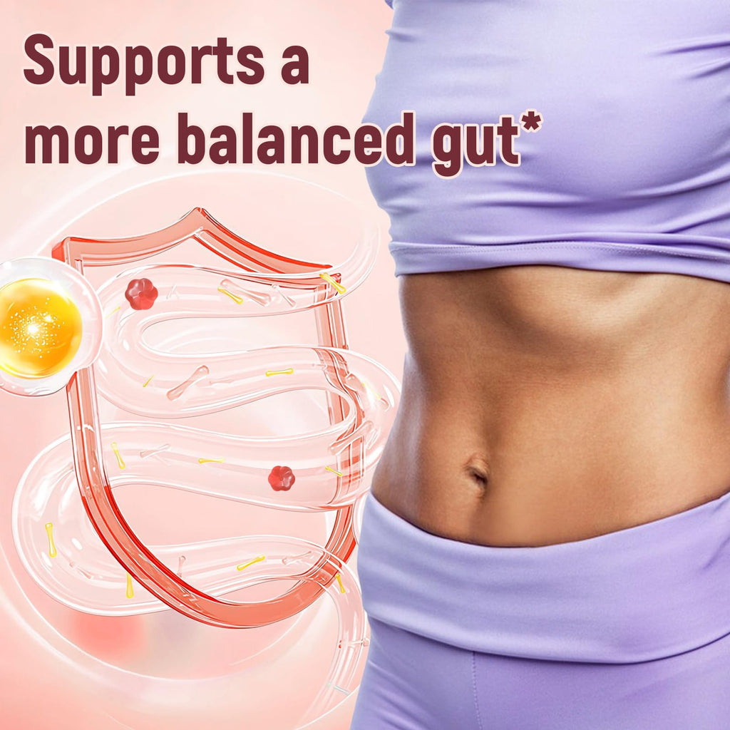 Migcopat Fiber Gummies with Probiotics,10G Fiber per Serving No Sugar Added Apple Flavor, with 10 Billion CFU Probiotics Blend, Apple Cider Vinegar,