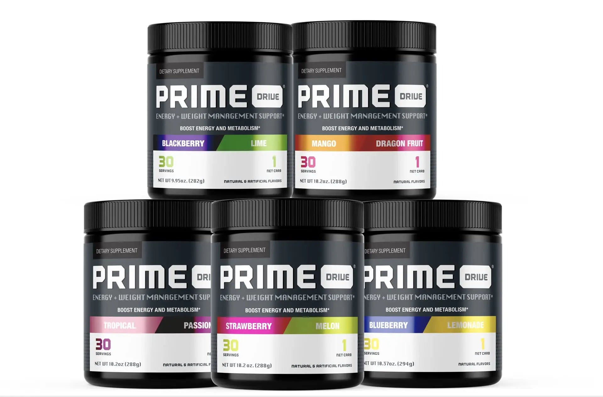 PRIME DRIVE VARIETY 5 PACK + FREE SHAKER Prime Drive Au supplements
