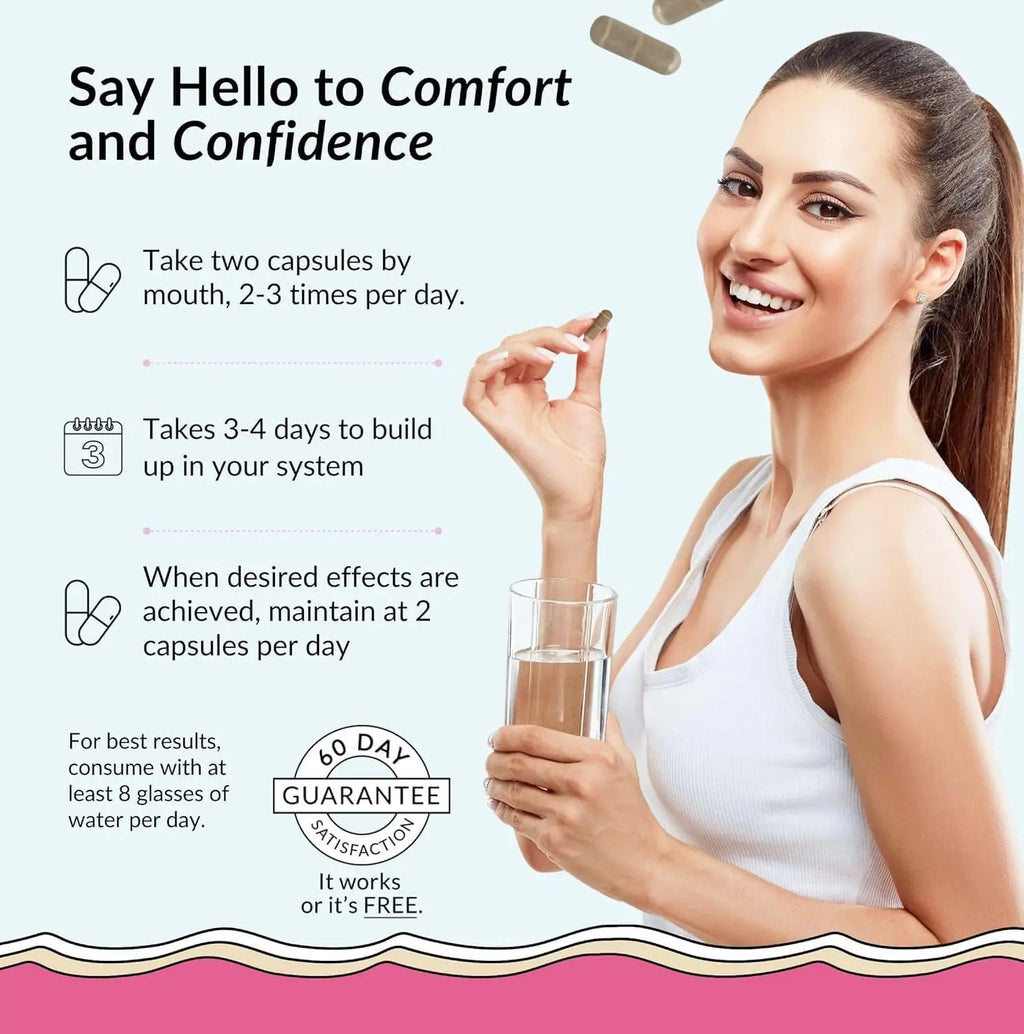 Flower Power ‘She Juicy’ Supplement for Vaginal Health | Slippery Elm Bark | Feminine Flower Power Au supplements