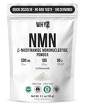 Pure NMN Powder Nicotinamide Mononucleotide Quick Dissolved NMN Supplement Powder 100% Unflavored NMN Supplement Supports NAD+ Levels Vegan Friendly Non-GMO, 90g WHYZ Au supplements