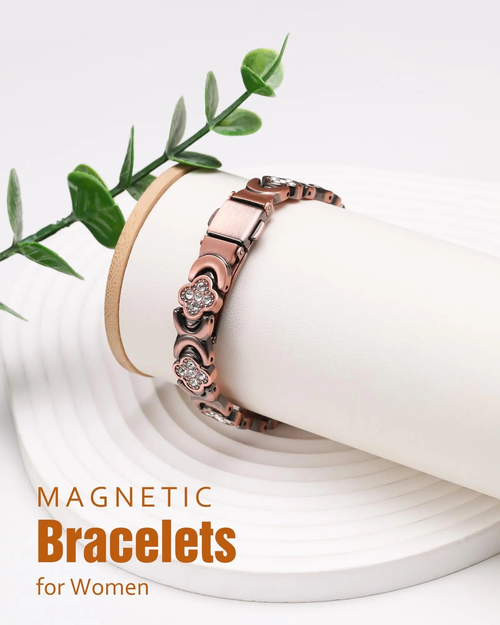 Jecanori Women's Pure Copper Bracelet, Ultra Strength Magnetic Copper Bracelets for Women Jecanori Au supplements