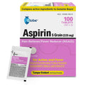 Globe Aspirin Tablets, 325 mg - 100 Count, Single Use Packets, NSAID Pain Relief, Pain Reliever & Fever Reducer, Arthritis Pain Relief, Headache Relief, Migraine Medicine Aspirin Pain Reliever. Globe Au supplements