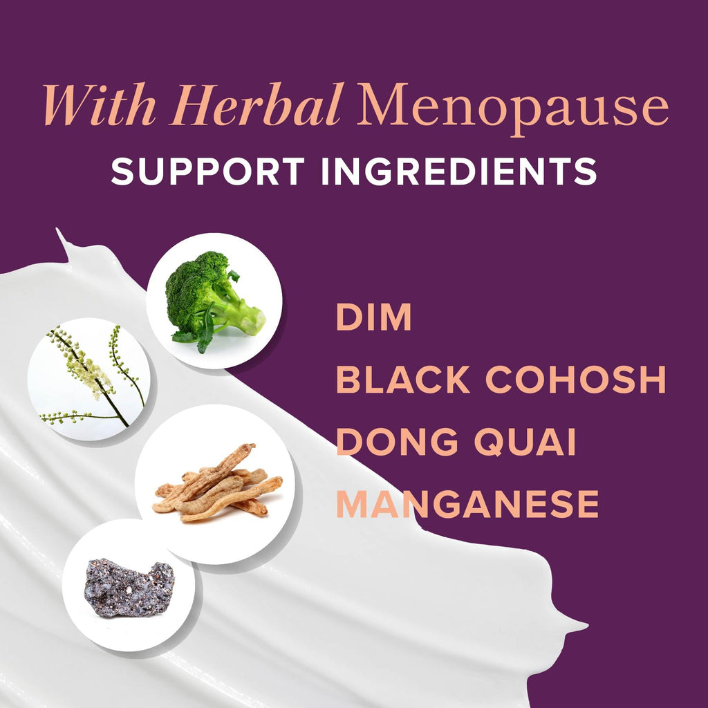 Menopause Support with Prebiotics and Probiotics for Women | Hormone Balance, Hot Flashes & Night Sweats | 50 Billion CFU, DIM & Black Cohosh | Triple Action Menopause Supplements for Women | 30 Ct SMNutrition Au supplements