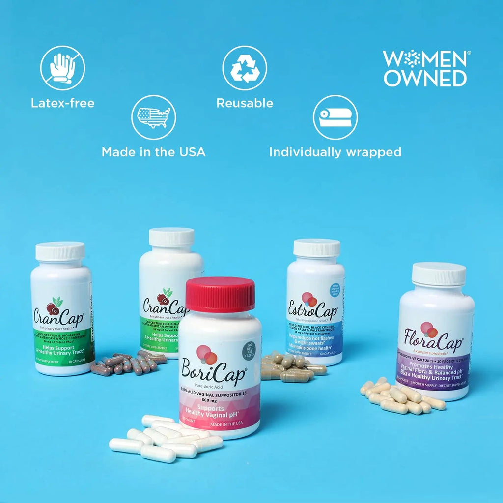 BoriCap Boric Acid Vaginal Suppository Applicators, 7 Applicators - Hygienic Solution BoriCap Au supplements