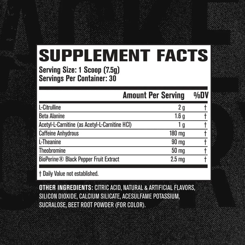 Jacked Factory NITROSURGE Shred Pre Workout Supplement - Energy Booster, Instant Strength Gains, Sharp Focus, Powerful Pumps - Nitric Oxide Booster & PreWorkout Powder - 30Sv, Fruit Punch Jacked Factory Au supplements