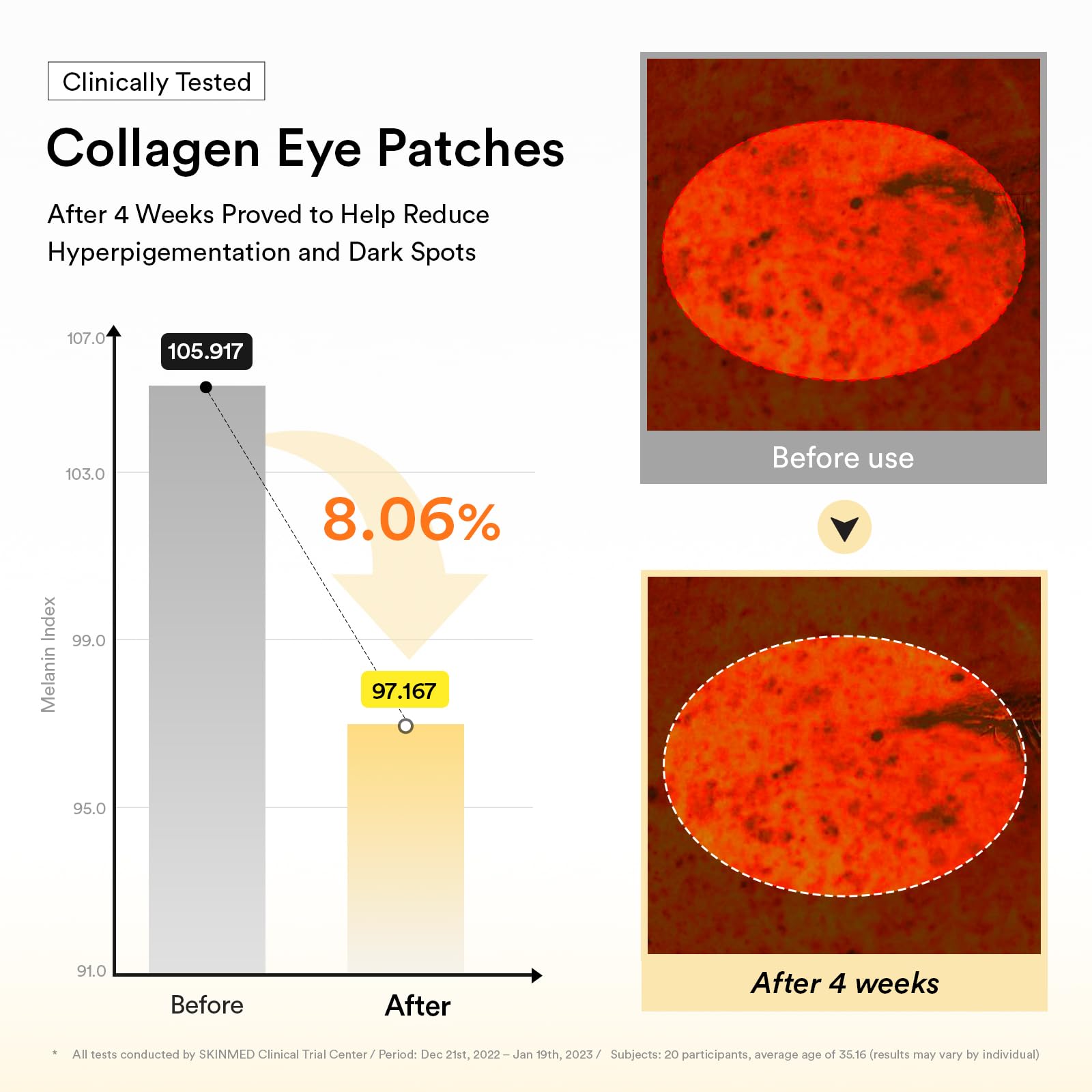 Abib Collagen Peptide Eye Patches for Wrinkles & Fine Line with Jericho Rose Jelly, 60 Count, Korean Skin Care