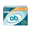 o.b. Tampons | Non-Applicator Tampon, Unscented | Super Plus Tampons, 40ct o.b. Au supplements