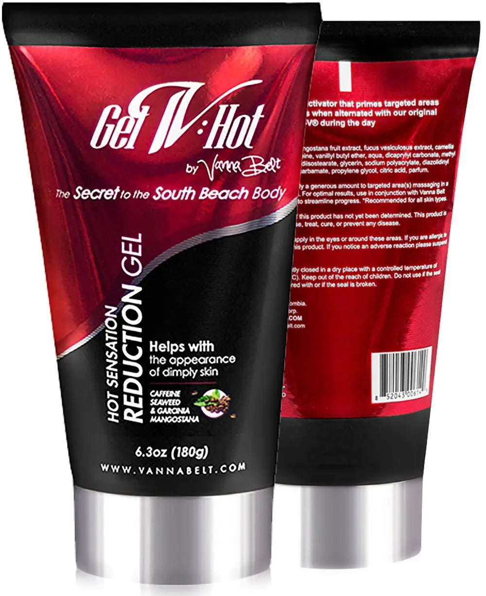 Vanna Belt Gel-V Hot Cream for Cellulite, 6.3 oz - Effective Nighttime Belly Fat Burning V VANNA BELT Au supplements
