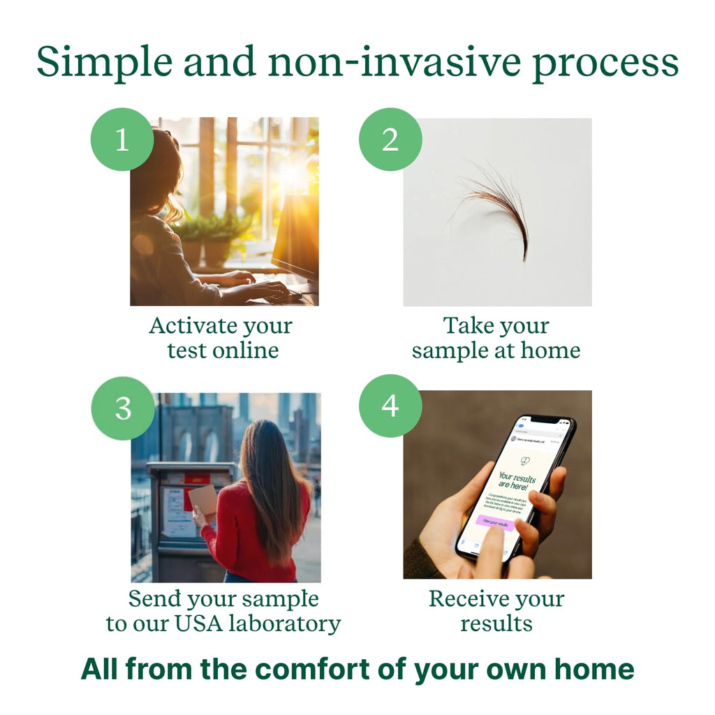 Check My Body Health 990 Items Complete Food Sensitivity Test Kit for Adults and Kids – Non-Invasive Food Intolerance Test Kit – at-Home Hair Sample Bioresonance Testing with Results in 3–5 Days Check My Body Health Au supplements