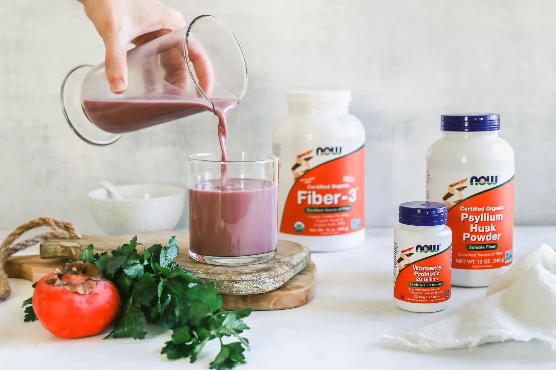 NOW Supplements, Psyllium Husk Powder, Non-GMO Project Verified, Soluble Fiber NOW Au supplements