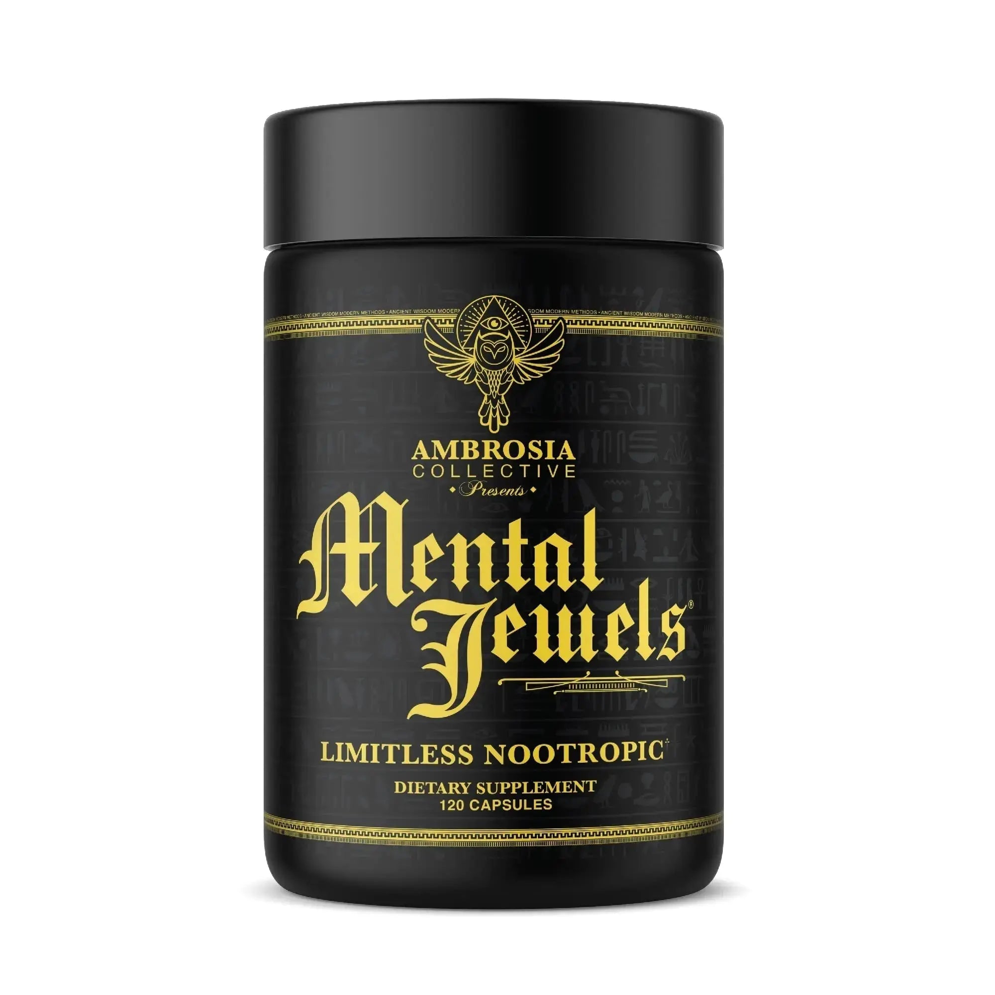 Ambrosia Mental Jewels (Capsules) - Cognitive Enhancer | Increase Memory, Communication Skills, Concentration & Focus | Alpha GPC, Choline, BaCognize Ambrosia Au supplements