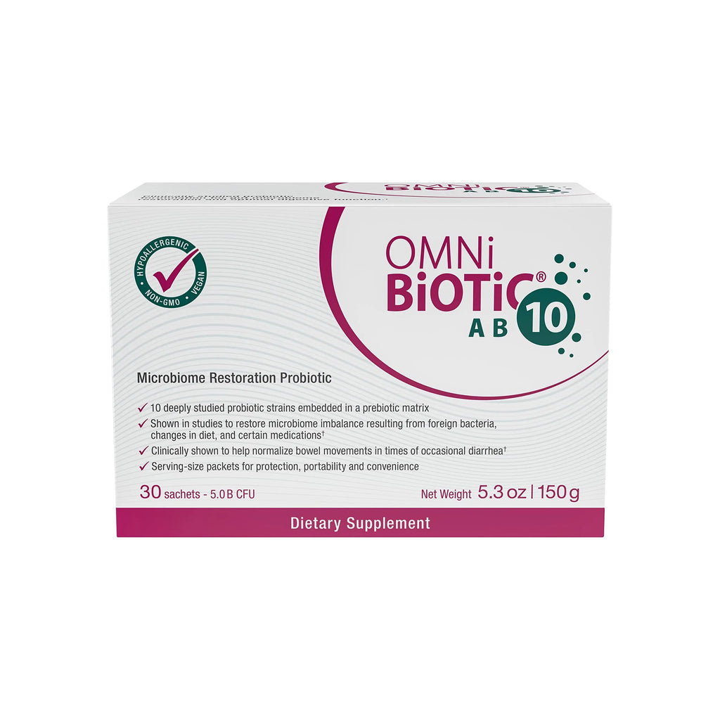 OMNi BiOTiC AB 10 - Clinically Tested Restorative Probiotic - Supports & Restores Gut Flora & Digestion OMNi BiOTiC Au supplements