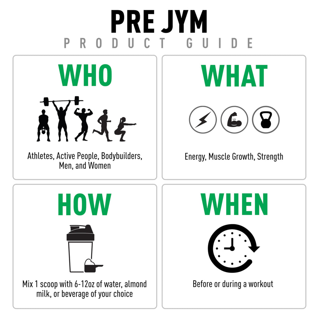 JYM Supplement Science Pre JYM Pineapple Strawberry Pre Workout Powder for Men & Women, BCAAs, Nootropics, Creatine HCI, Citrulline, Beta-Alanin