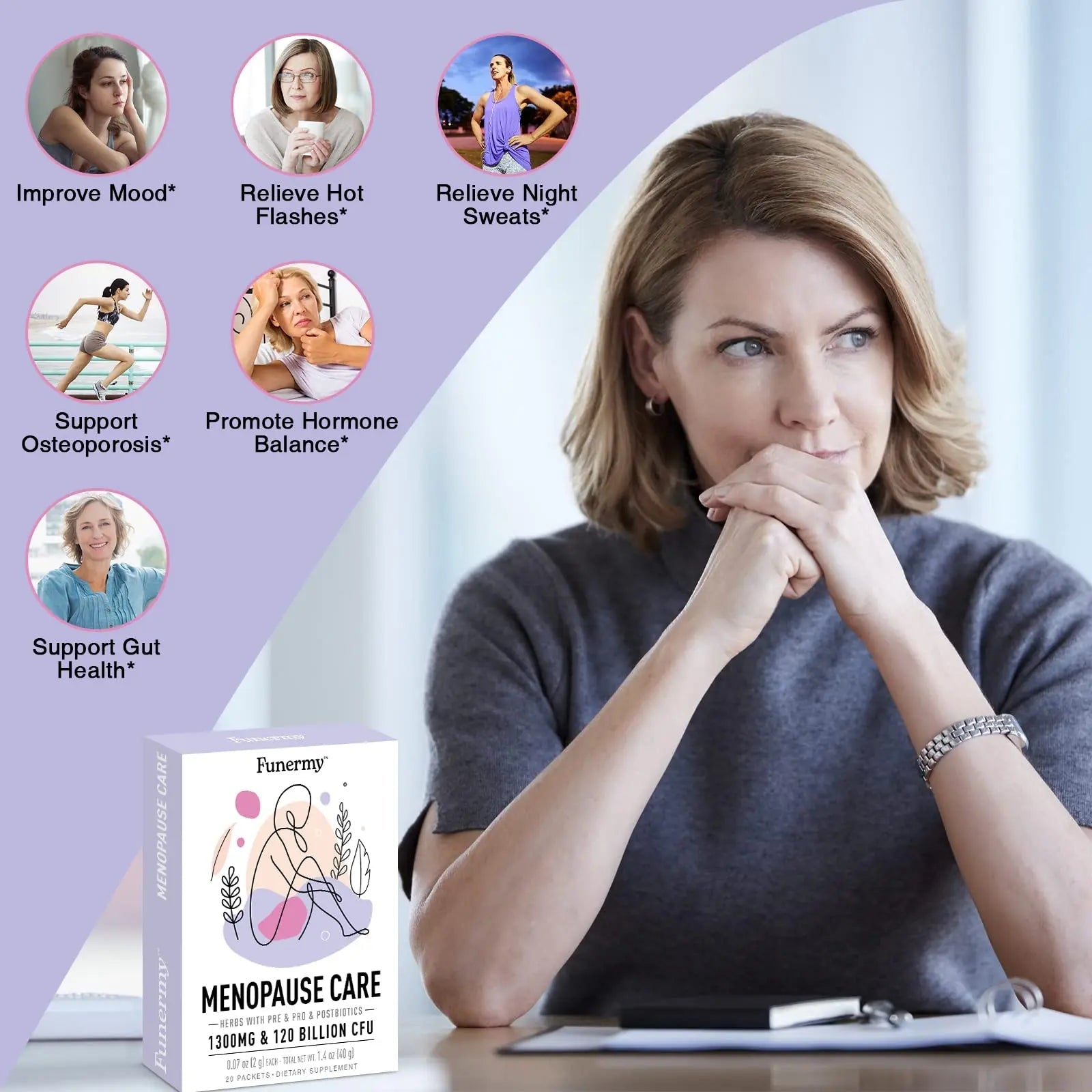 Funermy Postnatal Probiotics Lactation Supplements and Menopause Probiotics for Women Funermy Au supplements