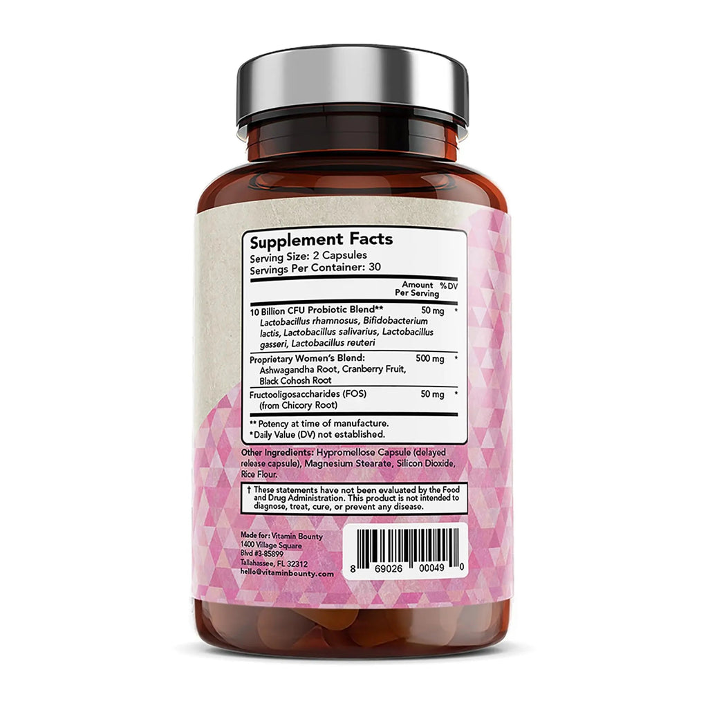 Vitamin Bounty Women's Pro Daily - Vaginal Probiotic & Prebiotic & pH Balance, Probiotics Vitamin Bounty Au supplements