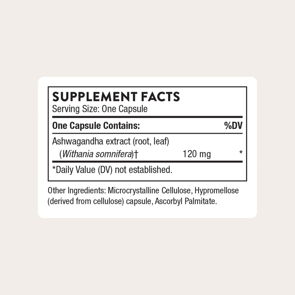 THORNE - Ashwagandha - Highly Concentrated Shoden - Calming Stress Support for Women & Men* - Supports Daytime Energy, Mental Clarity & Optimal Immune Function* - 30 Capsules THORNE Au supplements
