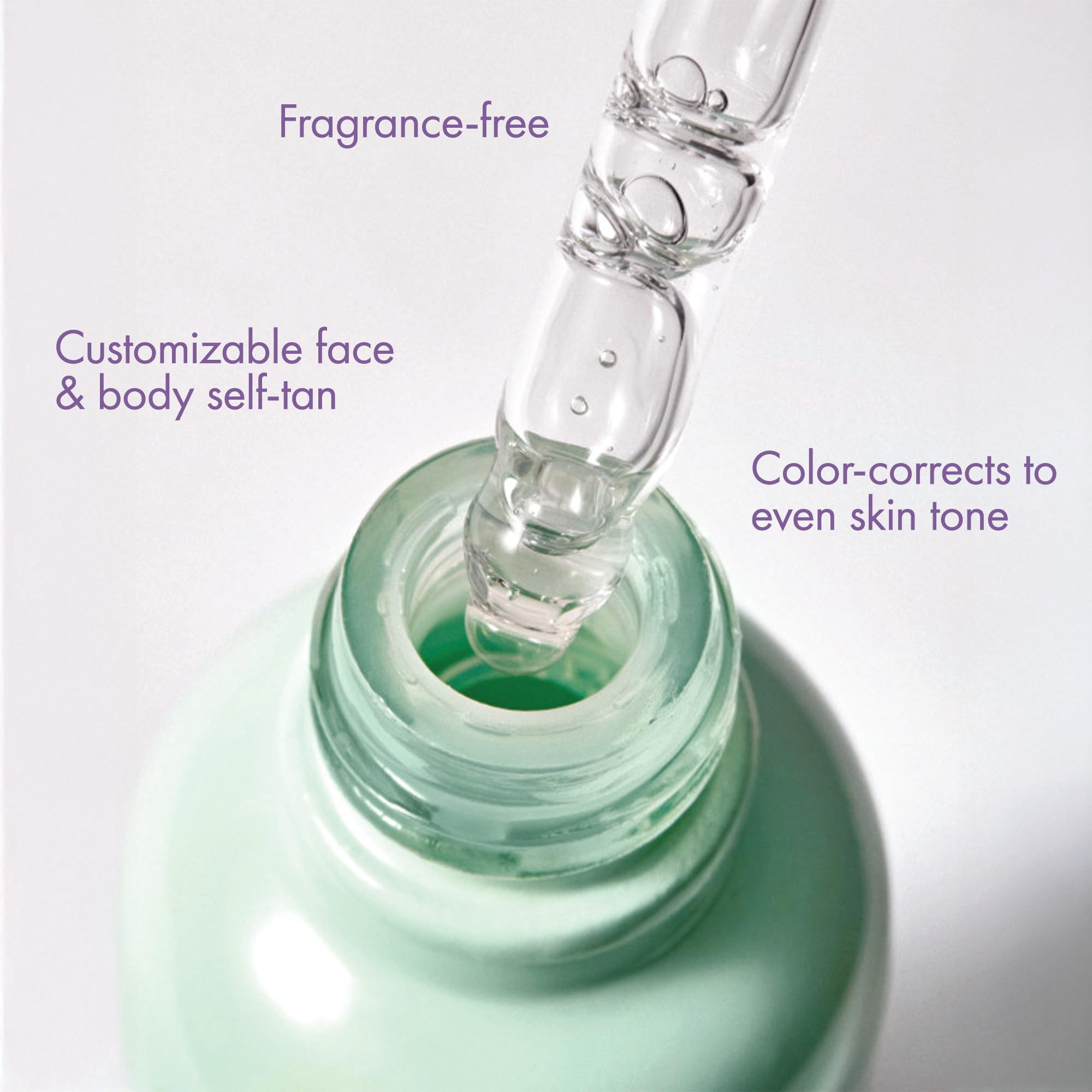 Isle of Paradise Self Tanning Face & Body Drops- Medium, Self Tanner Drops for a Natural Bronze, Long-lasting Tan