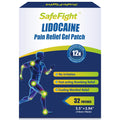 SafeFight 4% Lidocaine Pain Relief Patches 32 Count - Maximum Strength Relief for Back, Neck, Shoulder, Joint & Muscle Pain, Add Menthol, 12 Hour Long Lasting Relief Pains SafeFight Au supplements