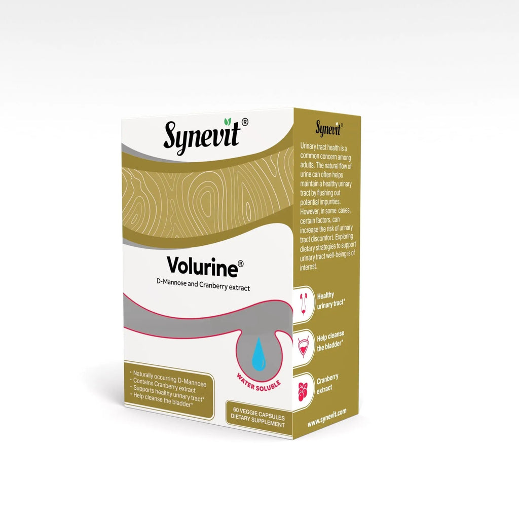 Volurine® D-Mannose & Cranberry Complex for Urinary Tract Health | 30 Capsules Synevit Au supplements