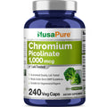 NusaPure Chromium Picolinate 1000mcg 240 Veggie Capsules (Non-GMO, Vegan) NusaPure Au supplements