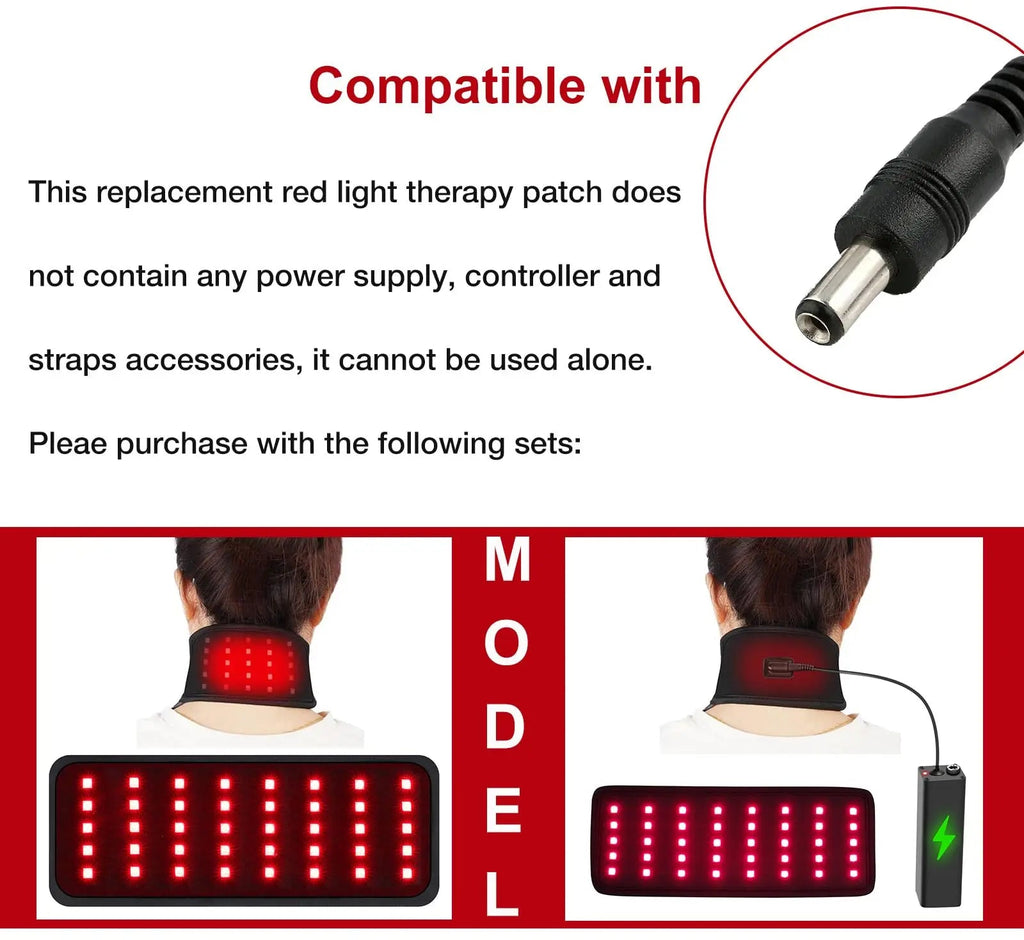 Replacement Red Light Therapy Patch, Infrared Light Therapy for Body Neck Wrist Red Therapy Belt EnjoYield Au supplements