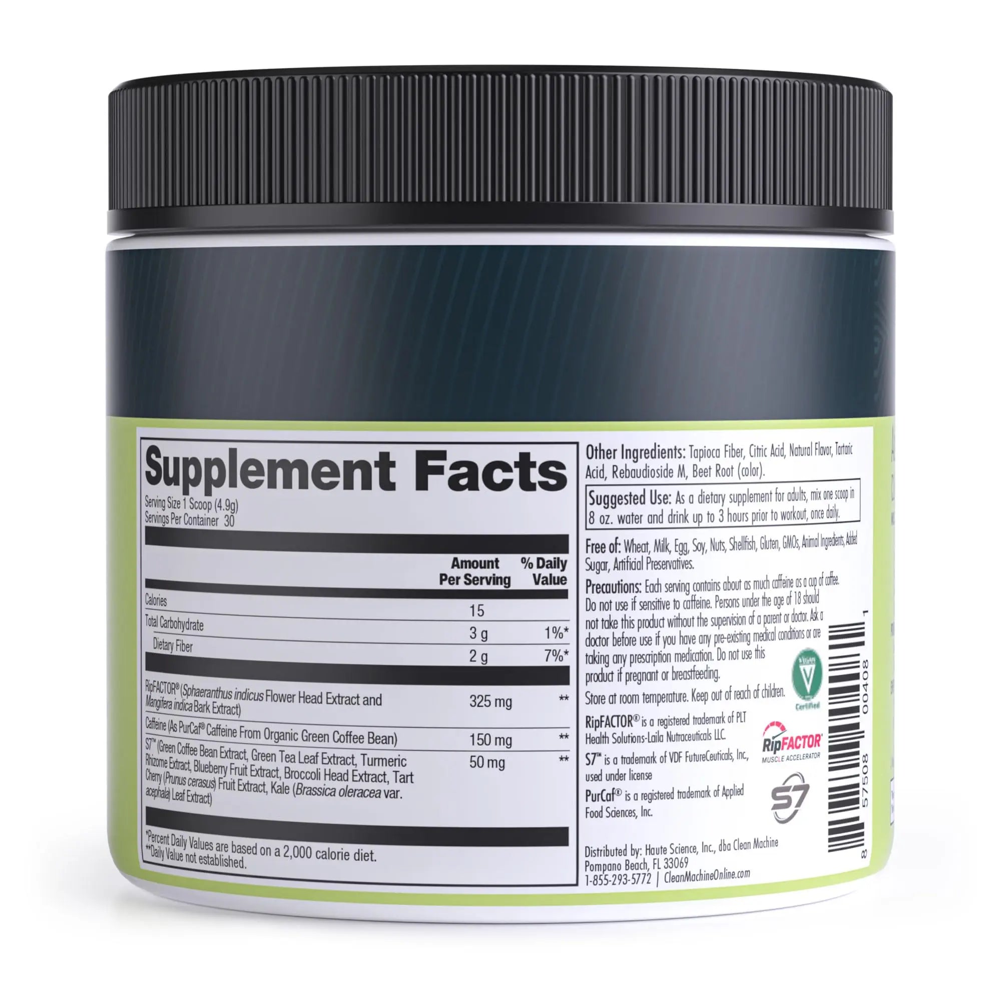 CLEAN MACHINE N10s - Plant Based Vegan Preworkout Powder - 3 Clinically Tested CLEAN MACHINE Au supplements