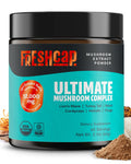 FreshCap Mushrooms Ultimate Mushroom Supplement Powder 12,000mg - Nootropic Organic Mushroom Complex for Focus & Memory, Brain Support Supplement, Ayurveda Mushroom Powder Extract (60 Servings) FreshCap Mushrooms Au supplements