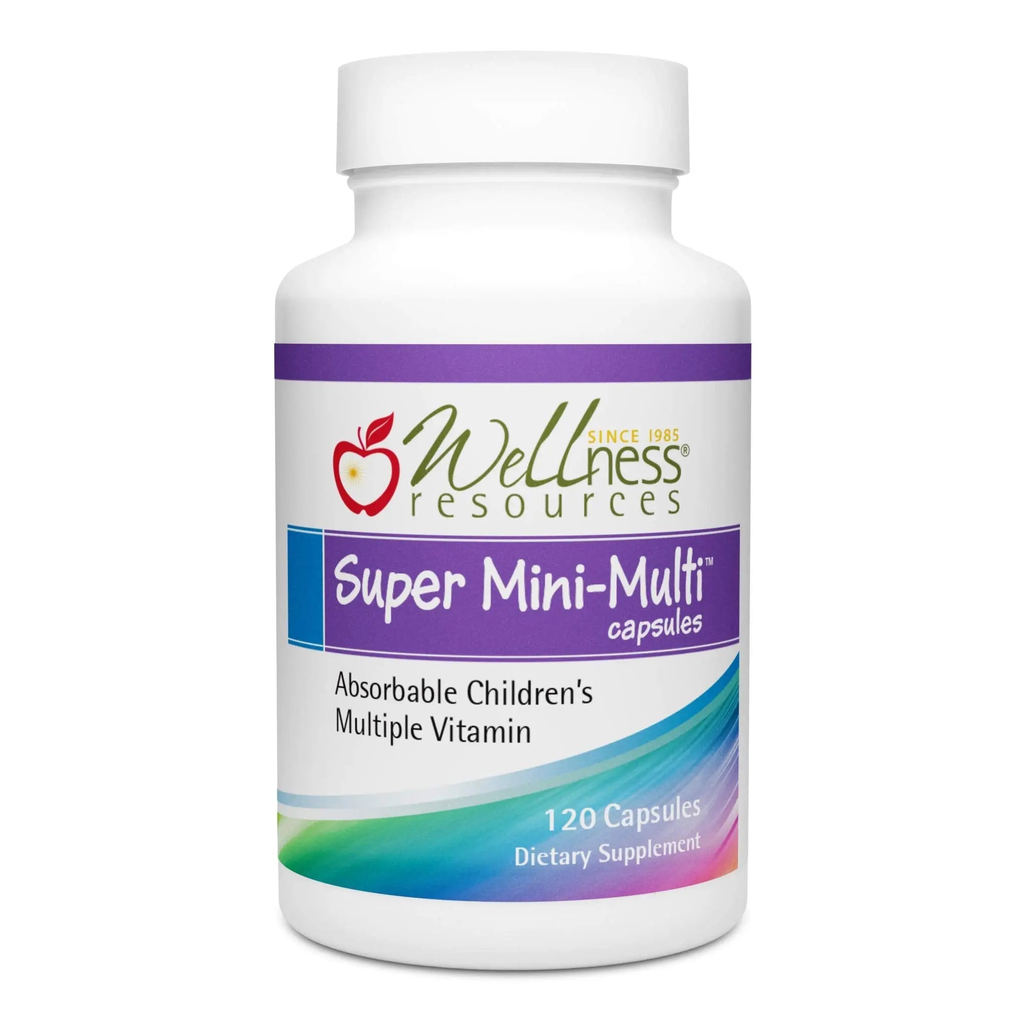 Super Mini-Multi - Children's Multivitamin Swallowable Capsules with Methyl Folate, Methyl B12 and Coenzyme B Vitamins for Growth Wellness Resources Au supplements
