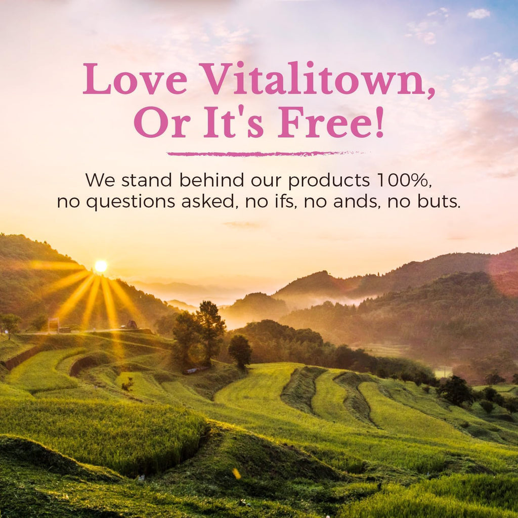 Vitalitown Women's Probiotics | 100 Billion CFUs 18 Strains | Prebiotics, VC & B6, Cranberry | Shelf Stable | Vaginal, Urinary