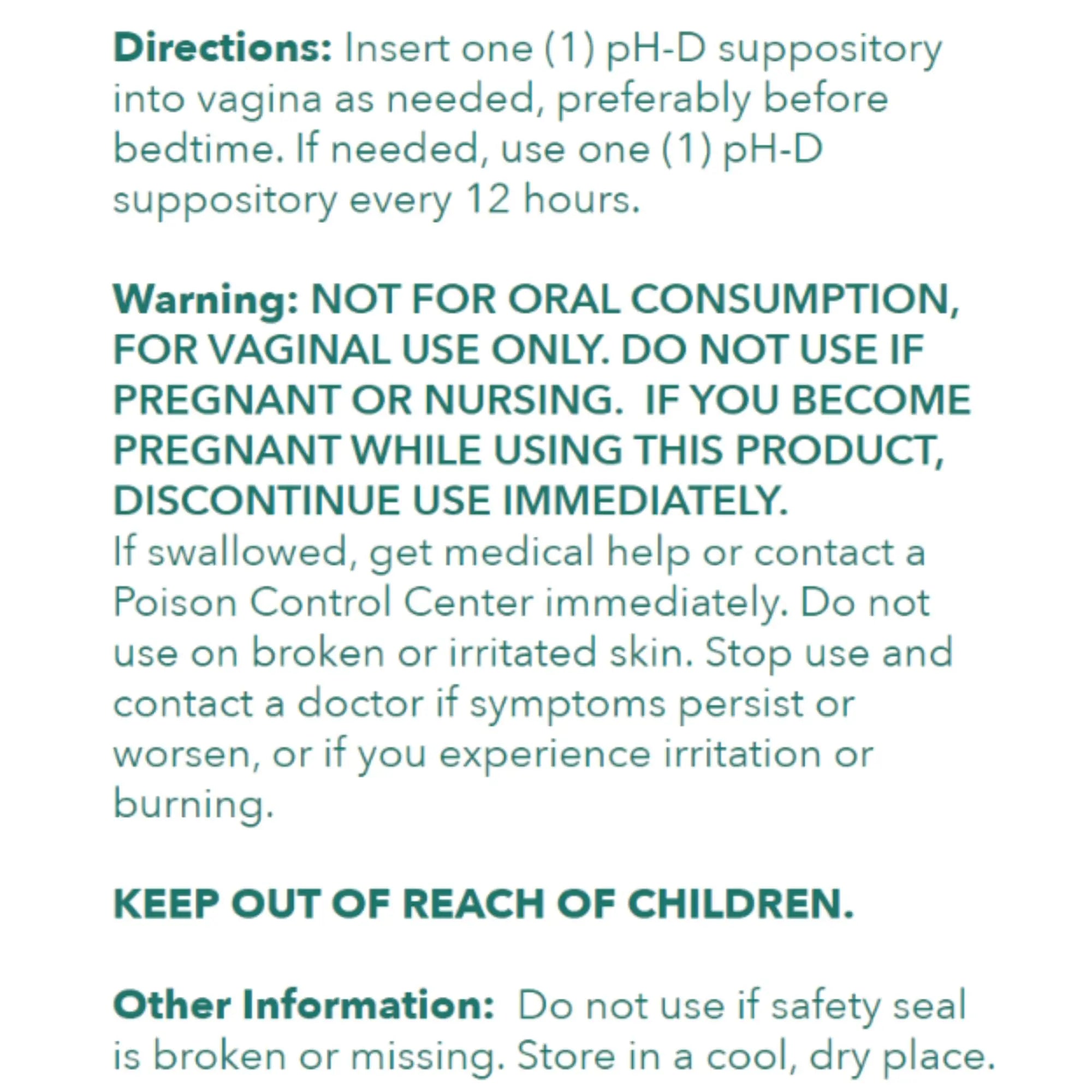pH-D Feminine Health - 600 mg Boric Acid Suppositories - Woman Owned - for Vaginal Odor Use - 36 Count pH-D Feminine Health Support Au supplements
