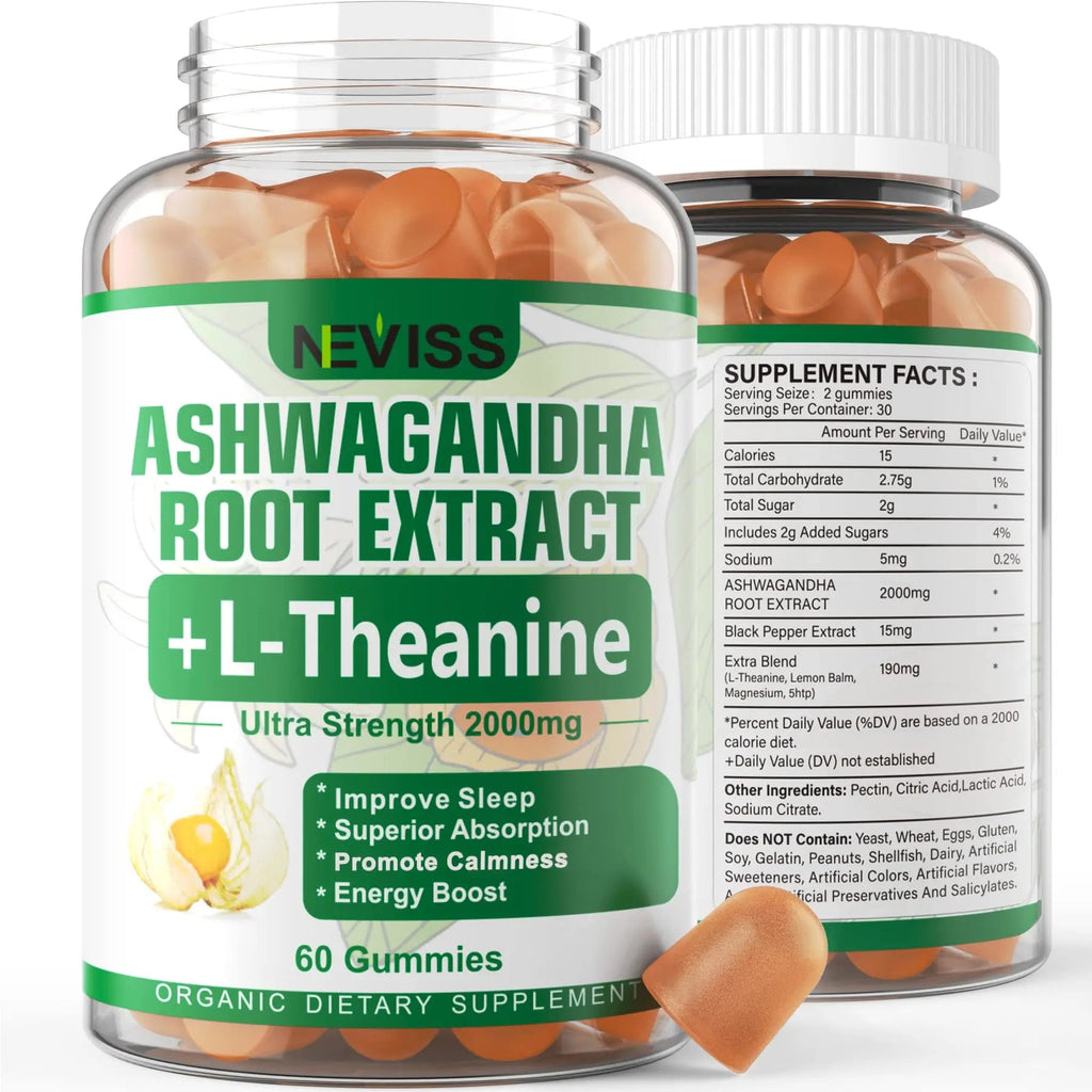 NEVISS Ashwagandha Gummies 2000mg, Feel Refreshed, Plus Proprietary Blend NEVISS Au supplements