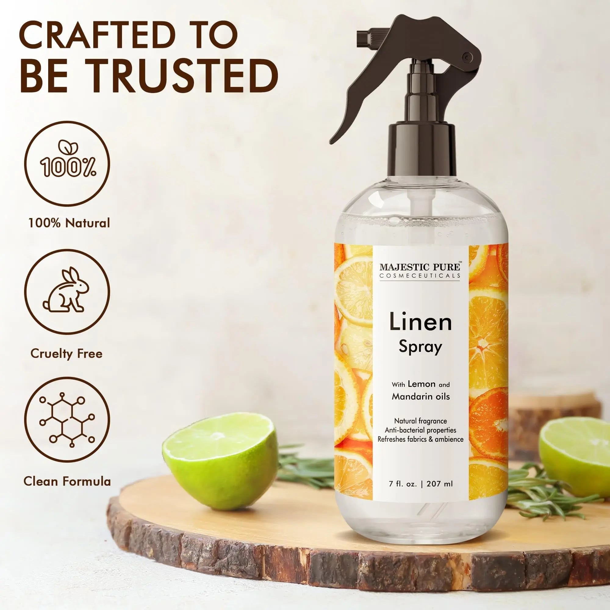 Majestic Pure Linen Spray | All Natural Fragrance | Spray for Pillows, Bedding, Sheets, Clothing MAJESTIC PURE Au supplements