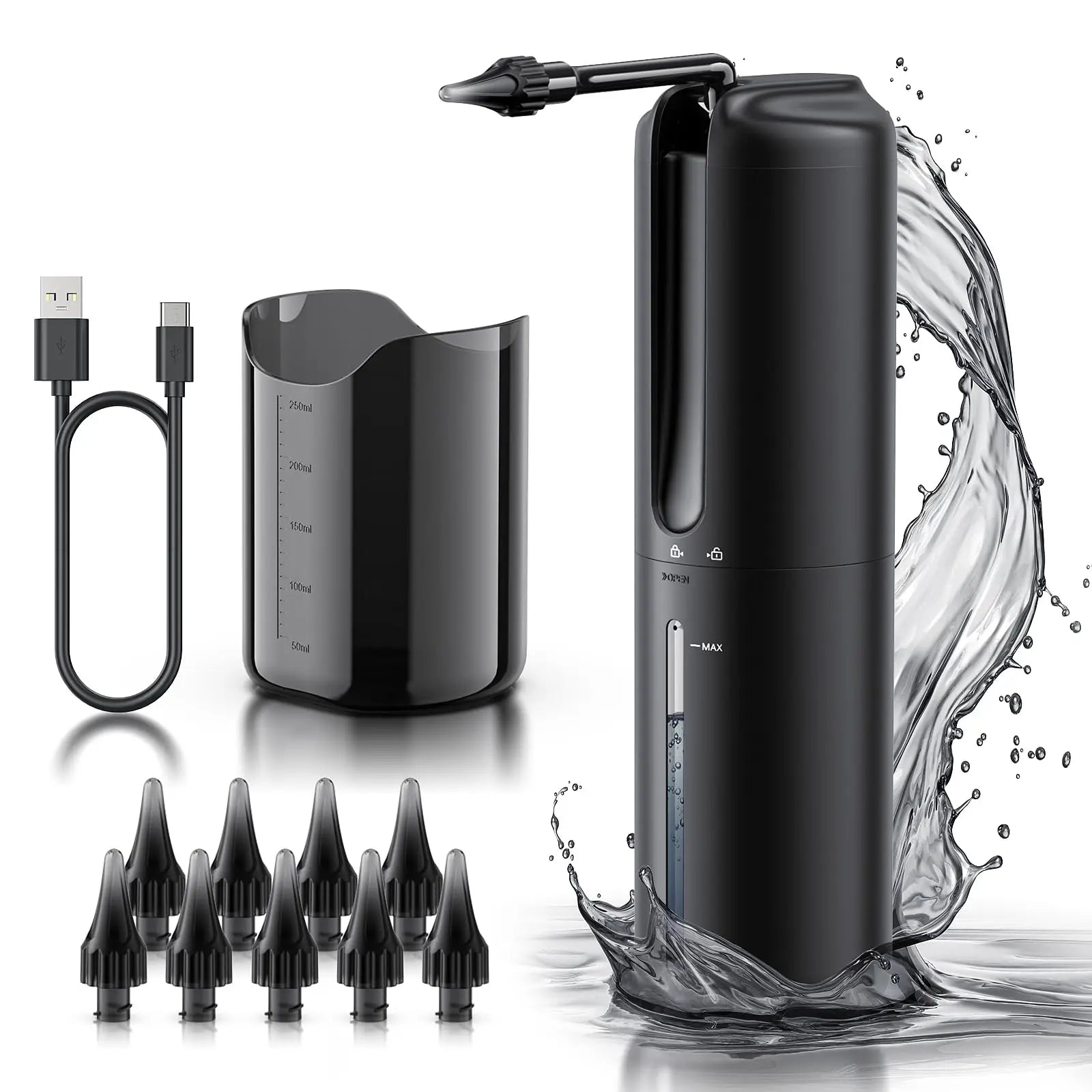 Ear Wax Removal - Electric Ear Irrigation Flushing System - Water Powered Ear Lebbtl Au supplements