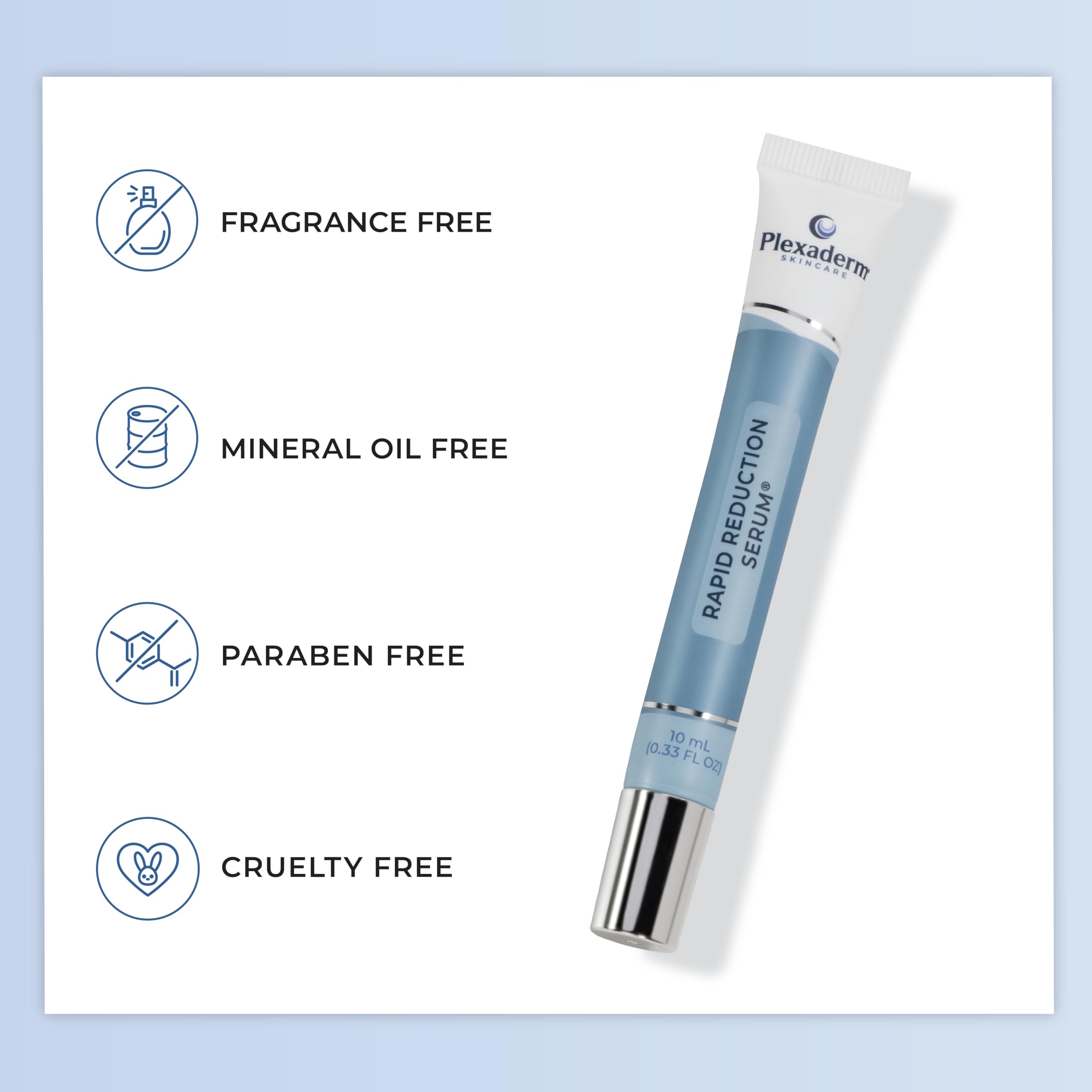 Plexaderm Rapid Reduction Eye Serum - Visibly Reduces Under-Eye Bags, Wrinkles, Dark Circles, Fine Lines & Crow's Feet Instantly