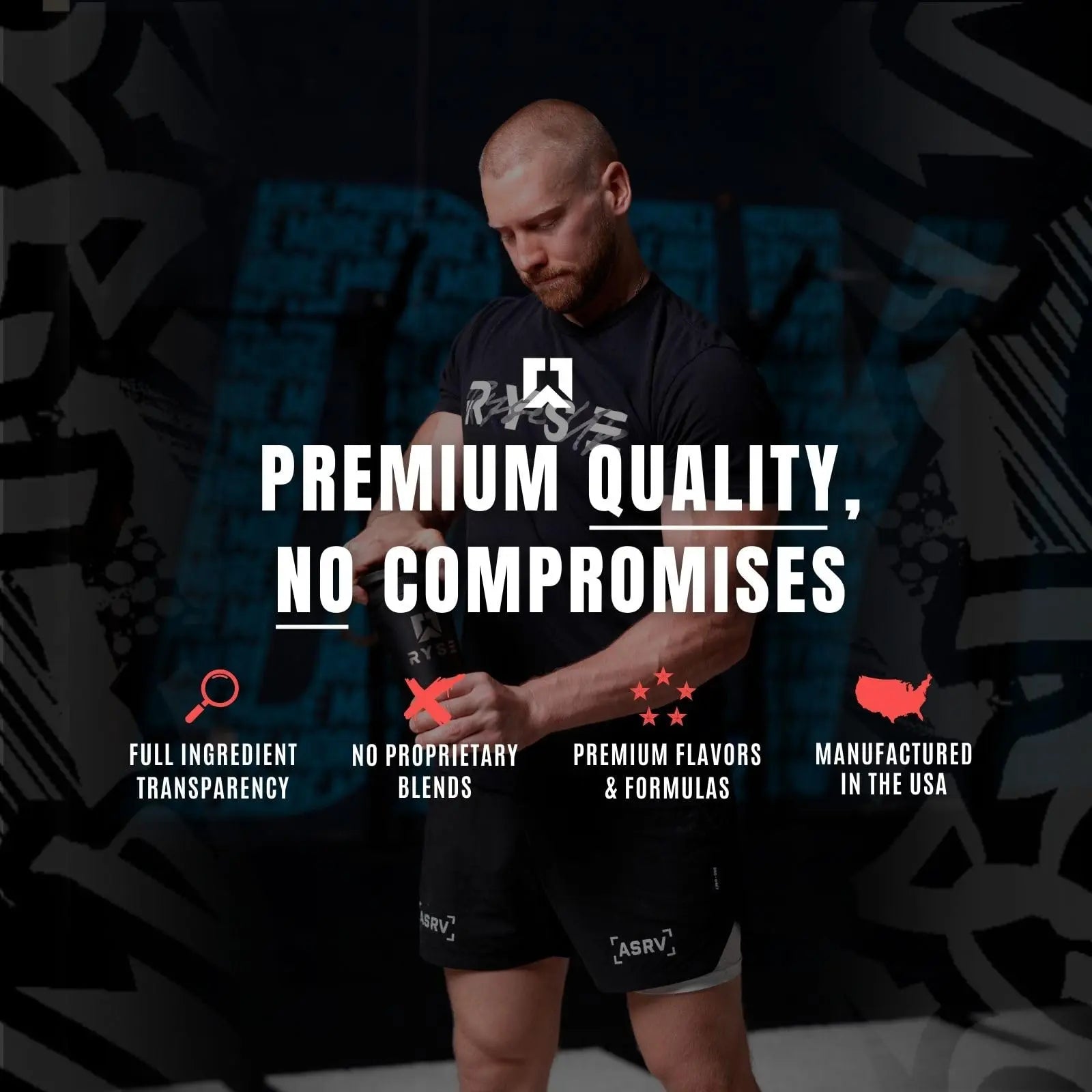 RYSE Up Supplements Project Blackout Pump Powder | Pump, Power, Endure | Betaine RYSE Up Supplements Au supplements